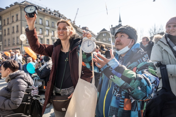 Manifestation 9 mars Bern - Droits des personnes en situation de handicap